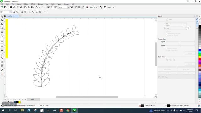 Corel Draw Tips  Tricks Black and White Vine Logo