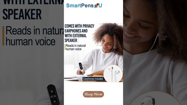 SmartPens4U Rocket Pen Reader Advanced Personal Reading Tutor Scanning Pen