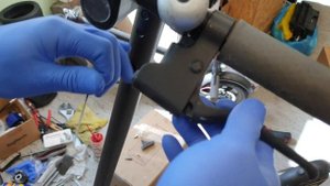 Xiaomi m365 brake cable replacement // Xiaomi m365 замена тросика тормоза