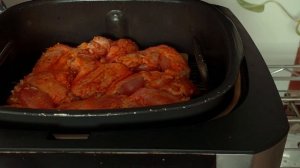 Куриные крылышки, запеченные в грилe Ninja 301. Рецепт N2.  Grilled chicken wings Ninja.  Recipe N2
