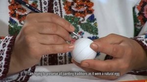 How to paint wooden eggs by brush. Pysanky Malyovanky. #1