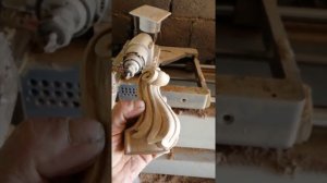 Изготовление резной ножки кабриоль быстро и легко