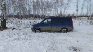 Катаемся в карьере на Honda Stepwgn RF-2