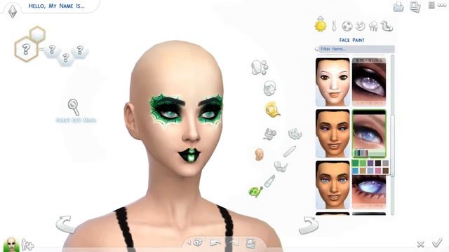 The Sims 4 Create A Sim Cyber Goth смотреть онлайн