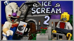 LEGO Мультфильм Мороженщик 2 Часть - Horror Game Ice Scream 2