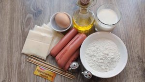 Сосиски в панировке с сыром