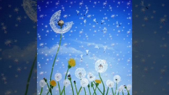 Тематическое занятие Лето. Загадки, рисование цветка с помощью вилки и ватных палочек. смотреть онлайн