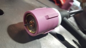 БОЛЬШАЯ линза для TIG горелок 17/26 типа.