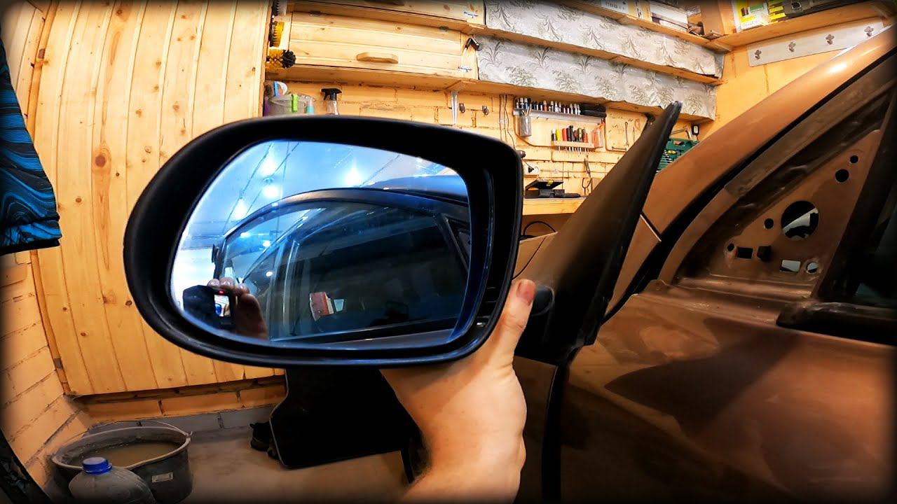 Как снять/заменить зеркало заднего вида KIA Ceed 2010-2012год смотреть онлайн