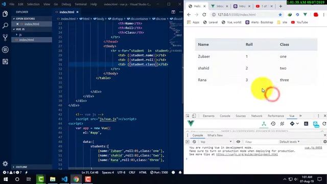 Vue Js Tutorial in Bangla | Vue js Conditionals and Vue js Loops and v bind Part-02