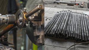 Анкерные шпильки из материала клиента. Сало лучший друг токаря