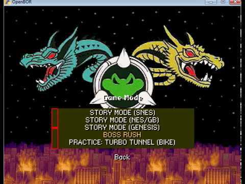 Battletoads: Return Of Dark Forces [OpenBoR] - Boss Rush - real-time playthrough