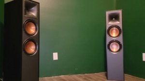 Klipsch R-820f tower speakers sound demo