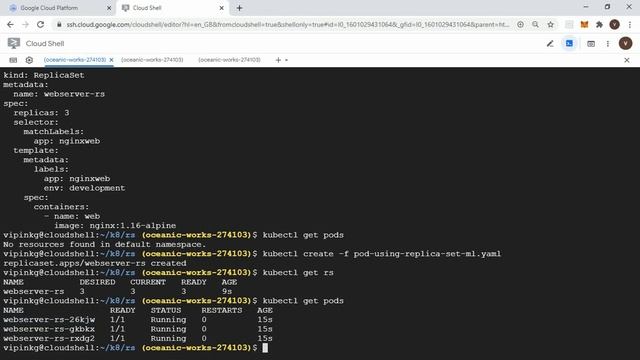25 Kubernetes ReplicaSet - 1 demo | Kubernetes Full Course | GKE for Beginners