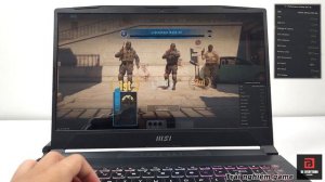 MSI Gaming Katana 15 B13VEK (Core i7 13620H, RTX 4050, 144 Hz) Test Counter Strike 2 CS2