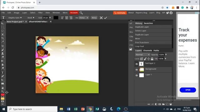 PHOTO EDITING using Online Photo Editor