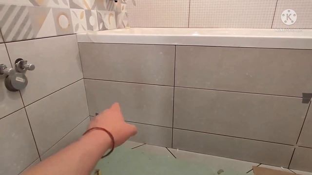 ОБЛИЦОВКА ПЛИТКОЙ ЭКРАНА ДЛЯ ВАННЫ. ЛЮК НЕВИДИМКА ИЗ ПЛИТКИ