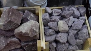 Обзор на камень для бани Малиновый Кварцит