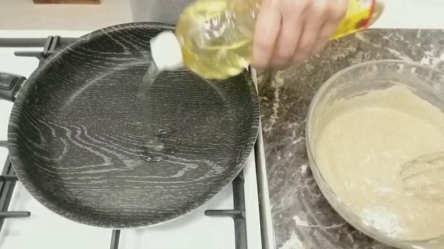 Овсяные оладьи. Оладьи из овсяной муки/хлопьев. Идея для завтрака. Вкусно и полезно! смотреть онлайн