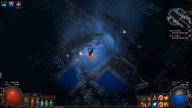 Подробное прохождение Path of Exile: The Fall of Oriath [20] - Храм Лунарис смотреть онлайн