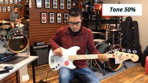 Squier Sonic Bronco Short Scale Bass (Arctic white) - Demonstration and review