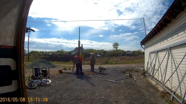 МГБУ бурим под фундамент ТИСЭ для откатных ворот. смотреть онлайн