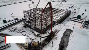 На Томь-Усинской ГРЭС в Мысках продолжается строительство градирен. Первая — готова!