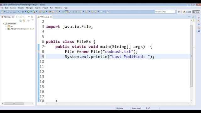 File lastModified() method in Java | How to get file last modified time in Java