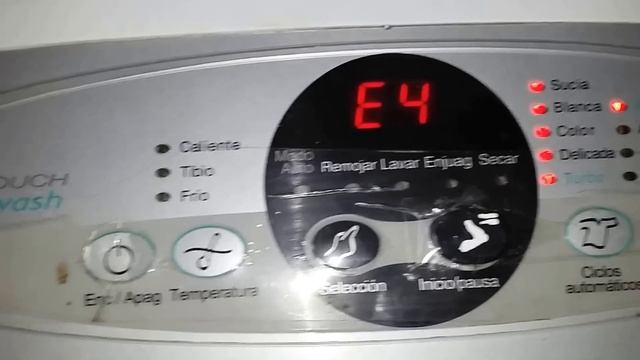 mabe no lava (error E4) que es y solucion смотреть онлайн