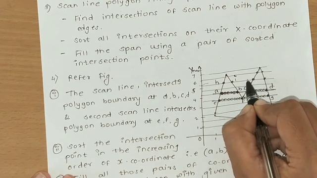 Scan Line Polygon Filling Algorithm (Explained in Marathi) смотреть онлайн
