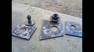 Узел переломки полноприводного минитрактора 4x4