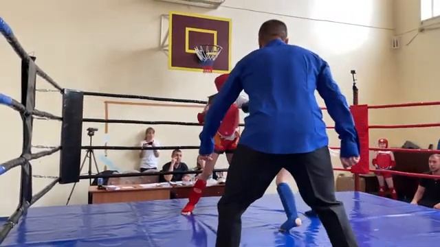 Тутанина Яна (красный) ТИГР VS Гордеева Виктория (синий) УЛЬЯНОВСК Кубок Дружбы Муай Тай Бокс