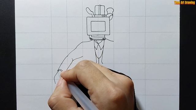 How to draw Big Cameraman Skibidi Toilet смотреть онлайн