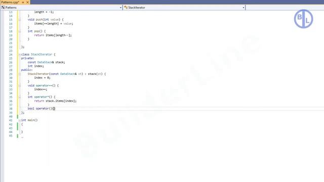 C++. Паттерн проектирования программ "Итератор (Iterator)". смотреть онлайн