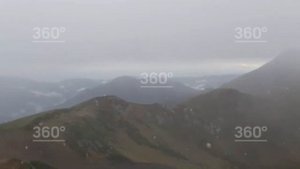 Первый снег выпал в Сочи