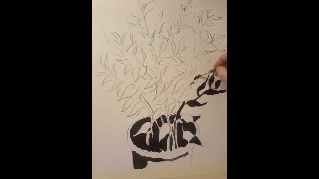 Занятие №18 "Прием Силуэт". Студия "Палитра" смотреть онлайн