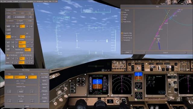 FlightGear Tutorial for Beginners- Boeing 777-200 / 300 (Full Flight Including Takeoff and Landing) смотреть онлайн