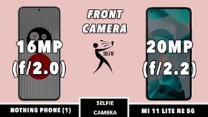 Xiaomi 11 Lite 5G NE Vs Nothing Phone 1