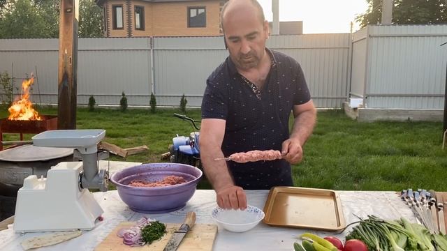 Люля-кебаб за час вкусный и сочный