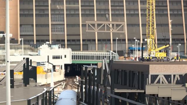 Hudson Yards Platform Construction Video смотреть онлайн
