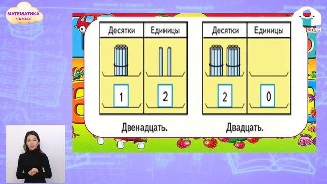 1-класс |  Математика |    Десятки.  Единицы смотреть онлайн