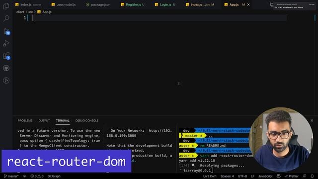 MERN Stack Full Tutorial | User authentication, JWT, Node.js, MongoDB, React and more