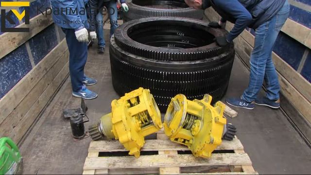 Отгрузка Гидроцилиндров и Механизмов поворота | Кран-Мастер смотреть онлайн