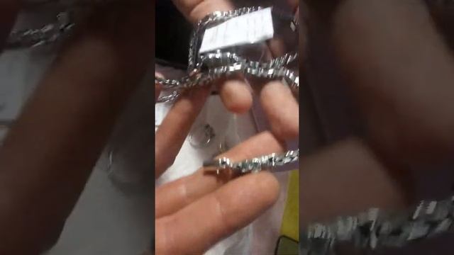 Серебряная цепочка "Лисий хвост" вес 60 грамм. смотреть онлайн