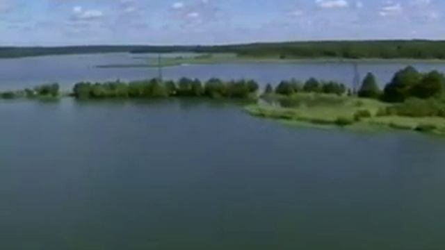 Людиново с вертолёта! Озеро Ломпадь. Красиво. С высоты птичьего полёта. Жемчужина Калужского края. смотреть онлайн