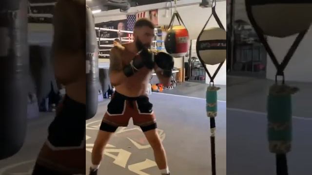 CALEB PLANT IN BEAST MODE TRAINING FOR ANTHONY DIRRELL