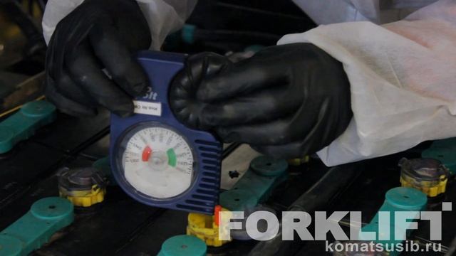 Как продлить срок службы АКБ на электропогрузчиках. Полезные советы от Комацу. смотреть онлайн