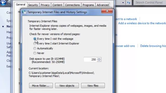 How to Change Settings in Temporary Internet Files Folder : Computer & Internet Basics смотреть онлайн