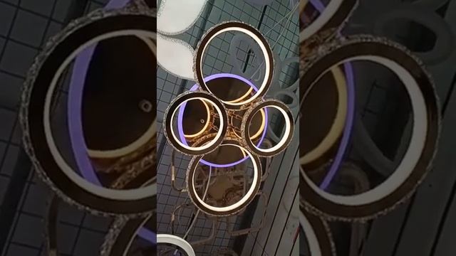 Светодиодная люстра с подсветкой смотреть онлайн