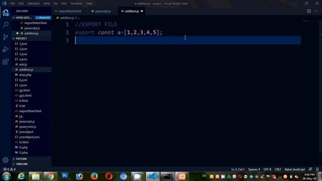 JavaScript ES6 import and export in Tamil | ES6(ECMASCRIPT 2015) New Features in Tamil